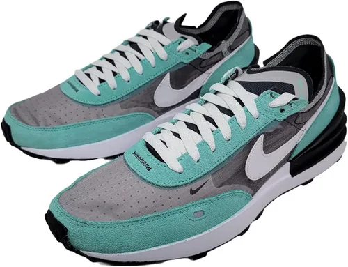 Vista 4 de Nike Waffle One - Tenis de correr para hombre, negroblanco-menta clara, blanco, 8 M de EE. UU, Verde