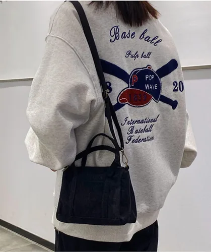 Vista 4 de Bolsos cruzados para mujer de pana, bolsos de hombro, bolsos cruzados, carteras, carteras, bolso pequeño de mano 2023