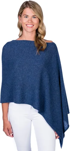 Vista 42 de CLAUDIA NICHOLE by Alashan Poncho estilo vestido, 100% cachemira Ejército/1032