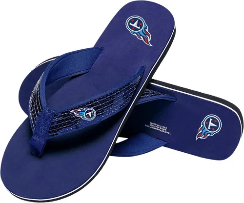 Vista 32 de FOCO Womens NFL Team Logo Sequin Strap Sandals Flip Flops