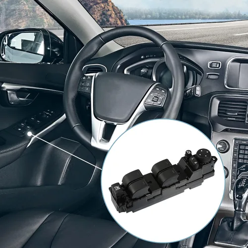 Vista 8 de X AUTOHAUX Interruptor de ventana de puerta principal delantera izquierda Interruptor elevalunas para Mazda 6 1.8 2.0 2 GS1E-66350A GS1E-66350