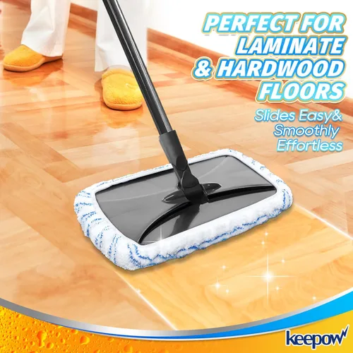 Vista 7 de KEEPOW Almohadillas reutilizables para trapeador compatibles con mopa de microfibra O Cedar Hardwood Floor'N More, cabezales de repuesto para uso
