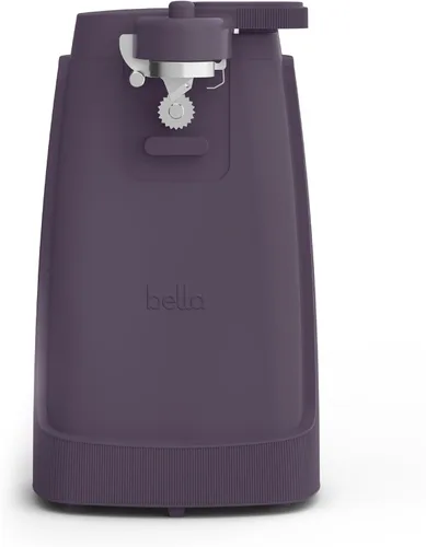 Vista 7 de bella Abrelatas automático, manos libres, funciona con pilas, sin cable, hoja de acero inoxidable para abrir cualquier tamaño de lata con imán