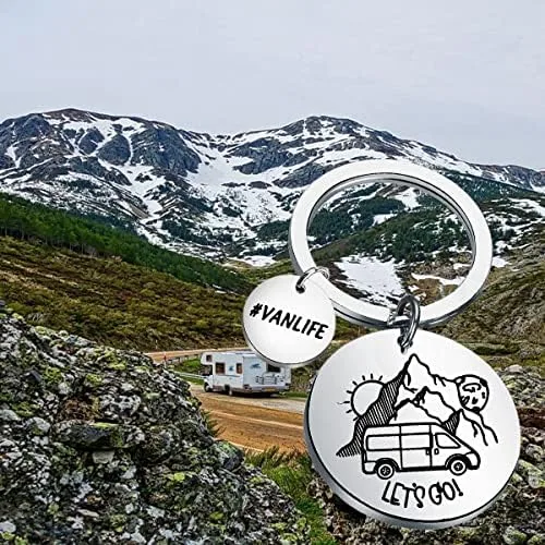 Vista 7 de Lywjyb Birdgot Vanlife Van Camper - Llavero de campaña para exteriores
