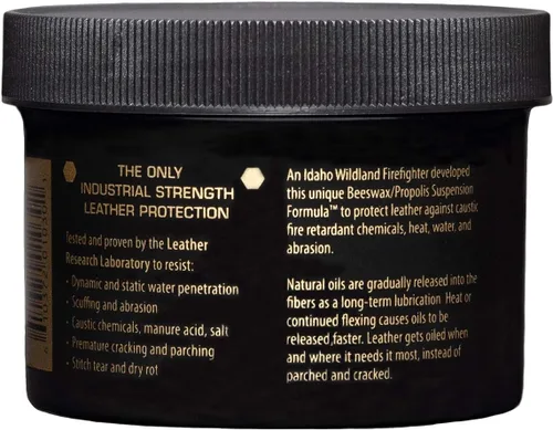 Vista 2 de Obenauf's Heavy Duty LP Conservador de Cuero (4oz) - Aceite de Cera de Abeja 100% Natural - Rejuvenecer, Restaurar y Preservar Botas, Chaquetas