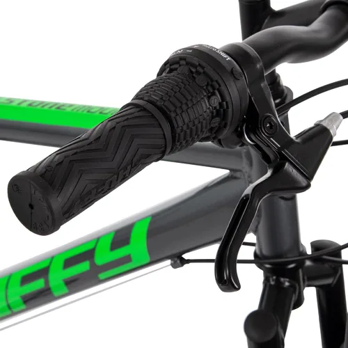 Vista 13 de Huffy Bicicleta de montaña Stone para hombres y mujeres, 20"/24"/26", 6 velocidades (20") o 21 velocidades, suspensión delantera o doble (varía)