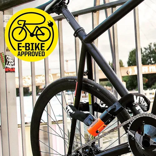 Vista 10 de Kryptonite Evolution 1090 - Candado de cadena para bicicleta, 3 pies, seguridad de acero de 0.394 in