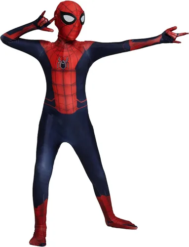 Vista 2 de Superhero Red Costume for Adutls Kids Unisex Halloween Party Cosplay Zentai Suit