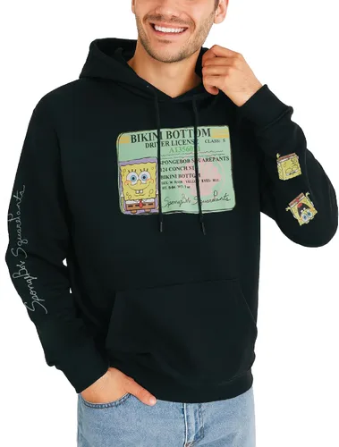 Vista 9 de Nickelodeon Sudaderas con capucha para hombre - Sudaderas unisex de forro polar con diseño gráfico de SpongeBob y Patrick - Sudaderas casuales