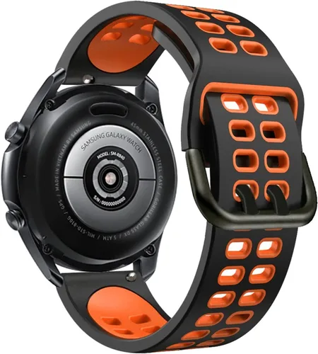 Vista 4 de Correa de silicona para reloj TicWatch Pro 3 Ultra/LTE/2021 GPS S2 E2 GTX reemplazo 20 0.866 in pulsera