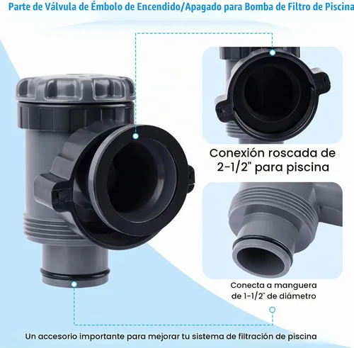 Vista 3 de XT Sustituye Coleman On Off Válvula de émbolo Solo Reemplazo de la Bomba de Filtro de Piscina Gxfc