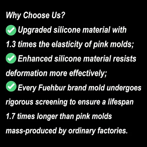 Vista 4 de 【Más de 300 diseños opcionales】 Fuehbur Fancy Cross Freshie Moldes de resina epoxi de silicona para frescos de automóvil, cuentas aromáticas, molde