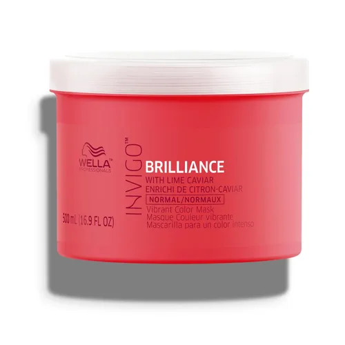 Vista 12 de Wella Professionals Invigo Brilliance - Máscara capilar para cabello de color fino/normal, tratamiento acondicionador, máscara de vibración