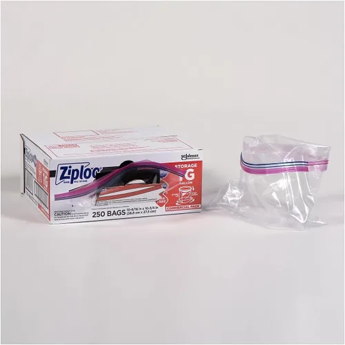 Vista 6 de SC Johnson Professional Ziploc Bolsas de almacenamiento con nueva tecnología Grip 'n Seal, para organización y almacenamiento de alimentos, doble