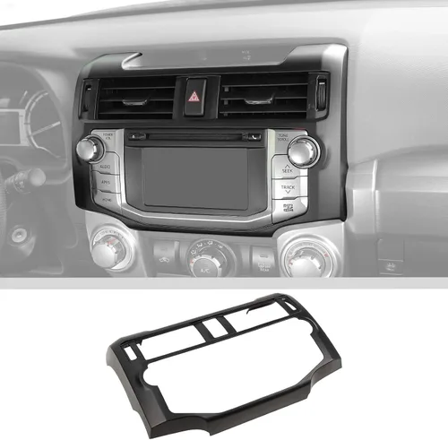 Vista 7 de Voodonala Para 4Runner ABS Control Central Navigation Dashboard Instrumento Fascia Panel Cubierta Trim para 2010-2019 Toyota 4Runner Accesorios
