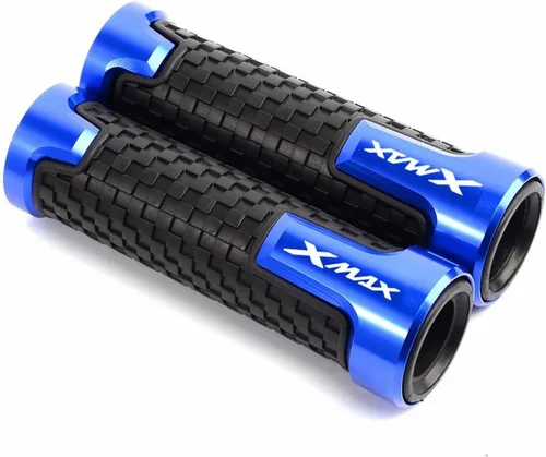 Vista 3 de Motorcycle Handlebar Motorcycle Knobs Anti-Skid Scooter Handle Grips 22mm Bar Hand Handlebar for Yamaha Xmax 125 250 300 400 X-MAX 2017-2020 Blue