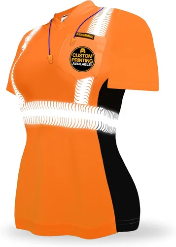 Vista 8 de KwikSafety - Charlotte, NC - Vixen Hi Vis Short Sleeve Safety Shirt for Women [Angel Hair Reflective Tape]