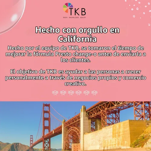 Vista 6 de TKB - Líquido labial Presto Change-o Magic Color Aditivo de color, color de labios único, transformación de labios, vegano, sin gluten ni crueldad