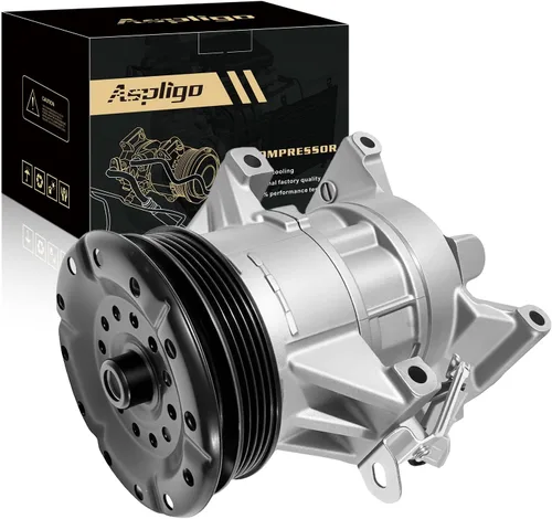 Vista 14 de Compresor de A/C con embrague compatible con Durango 2000-2003 4.7L 5.9L, para Dodge Dakota 2002-2003, para Ram 1500 2500 3500 2002-2003, CO 4854C