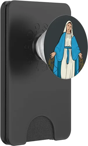 Vista 7 de Nuestra Señora de la Gracia - Virgen de la Medalla Milagrosa PopSockets PopGrip: Agarre intercambiable para teléfonos y tabletas