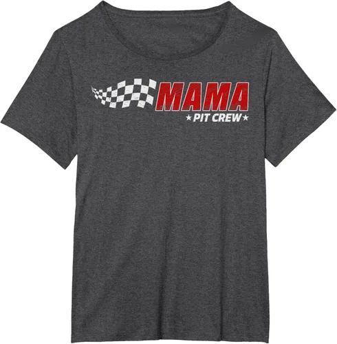 Vista 26 de Mama Pit Crew Race Car Birthday Family Matching Pit Crew Camiseta