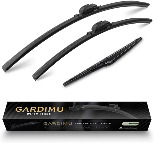 Vista 7 de Limpiaparabrisas delanteros para Hyundai Elantra 2002-2007, 20" 18" silenciosos y sin rastros, reemplazo de limpiaparabrisas para todo clima