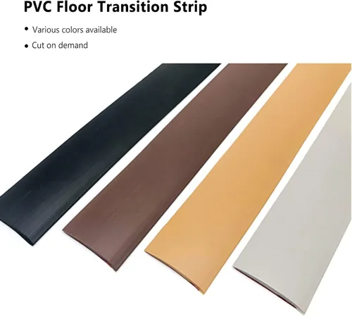 Vista 3 de ZJMK Tira flexible de transición para suelo, borde de alfombra, divisor plano de unión laminada, bandas de borde para decoración de pared y contorno