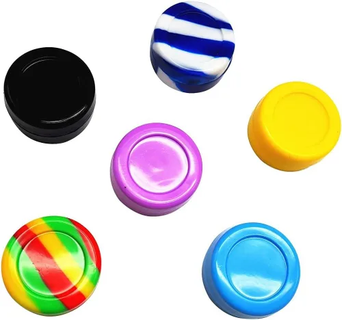 Vista 9 de Gentcy contenedores de silicona para aceite de cera concentrado, 3 ml, Multicolor