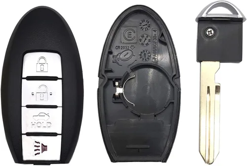 Vista 3 de Funda para llavero inteligente con control remoto para Nissan Altima Maxima Murano Infiniti KR55WK48903 Reemplazo sin llave para llavero