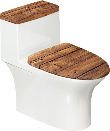 Vista 12 de Cubierta de asiento de inodoro con estampado de cebra, cubierta de tapa de tanque de inodoro ovalada negra, alargada, redonda, repuesto