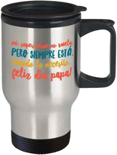 Vista 2 de Regalo para Papa Taza de Cafe Padre Vaso, taza café divertidas, tazas personalizadas, coffee mug inspiradoras, taza con mensajes positivos.