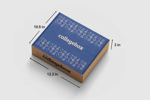 Vista 3 de CollegeBox paquete clásico Snacks Care, con patatas fritas, galletas, dulces surtidos, paquete de combo para regalo y caja de variedades