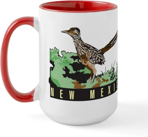 Vista 25 de CafePress ALBUQUERQUE New Mexico - Taza grande para placa de matrícula de 15 oz (15.0 fl oz)