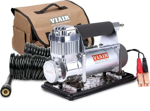 Vista 6 de VIAIR 400P-RV EF Flujo Mejorado - 40144 Compresor de Aire Portátil Inflador de Neumáticos de 12V con Pistola de Inflado para RV, Caña de 90 Grados