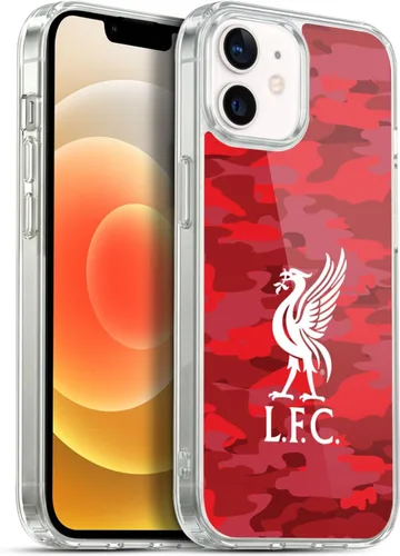 Vista 213 de Head Case Designs Funda de gel con licencia oficial del Liverpool Football Club Away Colourways Crest Camou [protección de grado militar] compatible