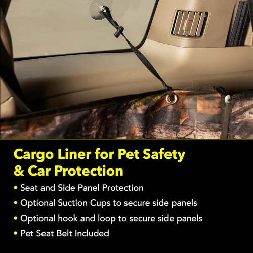 Vista 7 de Meadowlark Forro de carga premium para perros, funda impermeable para carga de mascotas con protector de solapa para parachoques, duradero