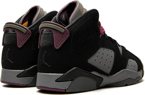 Vista 3 de Nike Preschool Air Jordan 6 Retro PS Bordeaux BlackLight GraphiteDark Grey