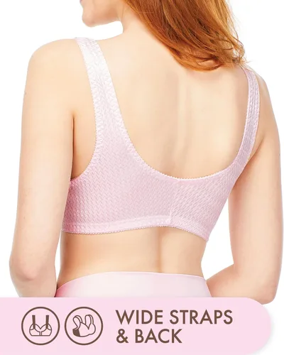 Vista 3 de Carole Martin Brasier de cierre frontal cómodo y completo para mujer, sin varillas