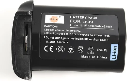 Vista 4 de DSTE® LP-E4 - Batería de iones de litio de repuesto para cámara digital Canon EOS-1D C EOS-1D Mark III IV EOS-1Ds Mark III IV