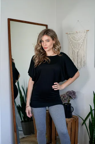 Vista 3 de FREE TO LIVE - Paquete de 3 camisetas de manga corta dolman para mujer