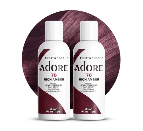 Vista 131 de Adore Tinte semipermanente verde para el cabello, vegano y sin crueldad, 4 onzas líquidas, 163 Green Apple (paquete de 1)