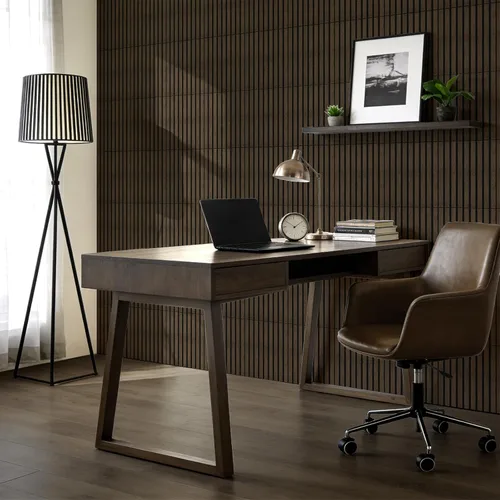 Vista 3 de WADILE Paneles de pared de listones de madera para despegar y pegar, paneles acústicos decorativos de 11.8 x 15.7 pulgadas, paneles de pared