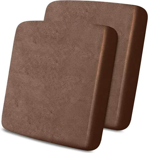 Vista 43 de Fundas de cojín tipo cuero para sofá, juego de fundas protectoras de muebles para sillón seccional, sofá biplaza de tela de elastano elástica