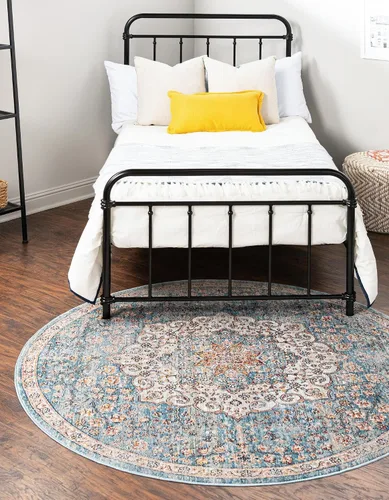 Vista 12 de Unique Loom Newport Collection - Alfombra de área con olmos (2' x 3' 11" gris/marfil)