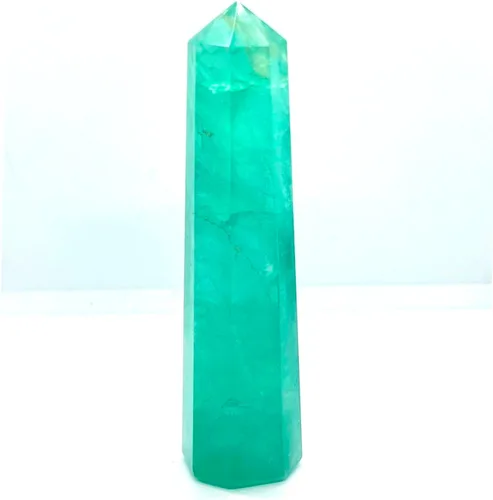 Vista 30 de WholesaleGemShop - Torre de obelisco de piedras preciosas de 3 pulgadas, faceta gigante, cristal de roca de Aura Rock Natural pulido Earth Wand