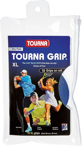 Vista 8 de Tourna Grip XL, agarre para raqueta de tenis, sensación seca original