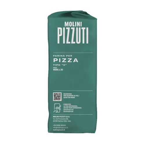 Vista 5 de Molini Pizzuti Farina Per Pizza Tipo "0" harina de trigo para pizza - 2.2 lbs