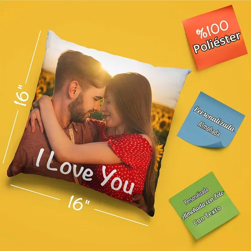 Vista 2 de Amazing Items fundas de almohada personalizables con fotos, fundas de almohada decorativas