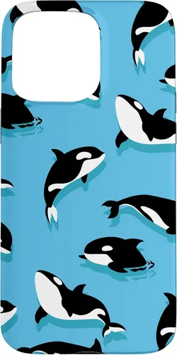 Vista 31 de Orca Swimming Whale Cool Miami Dolphin Beach Lover Gift Case for iPhone 17