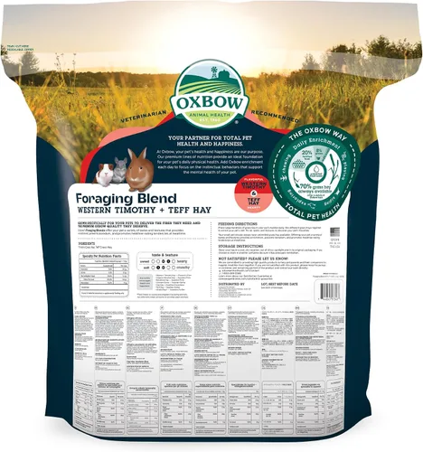 Vista 7 de Oxbow Timothy Hay & Teff Blend, conejo y conejillo de indias, Estados
